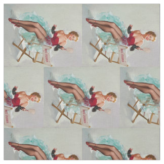 Tecido Menina Sylvania Pin-Up Girl