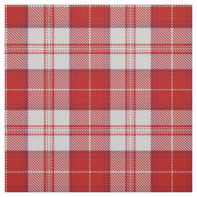Tecido Menzies Red Tartan (Modelo)