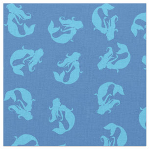 Tecido Mermaid Azul
