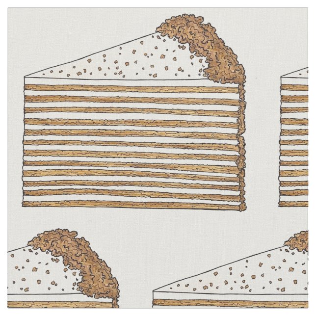 Tecido Mevik Medivnyk, Comida de bolo de mel da Ucrânia r (Detalhe)