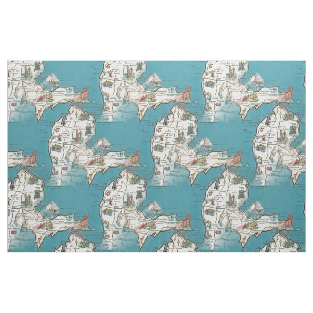 Tecido Mich outra vez (Fat Quarter)