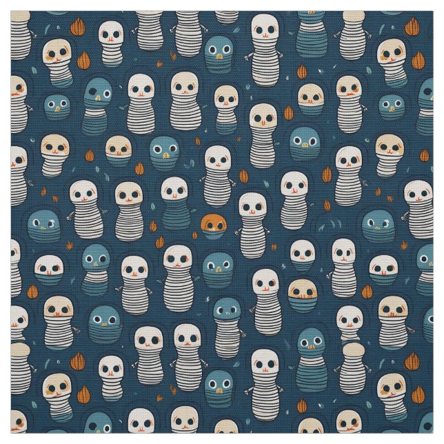 Tecido Micro múmias hallowen (Modelo)