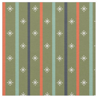Tecido Mid-Century Modern Retro Stripe Pattern
