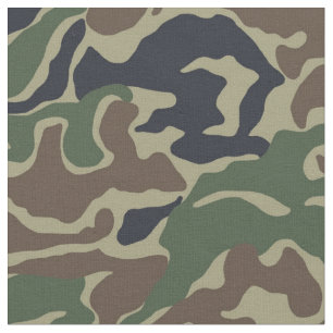 Tecido Militar Brown e Green Camo