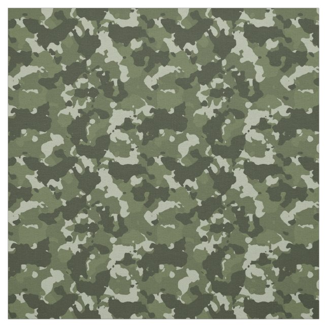 Tecido Militar Floresta de Camouflage Verde (Modelo)