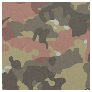 Tecido Militar Khaki e Brown Camo