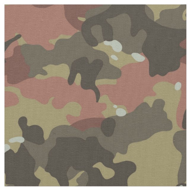 Tecido Militar Khaki e Brown Camo (Detalhe)