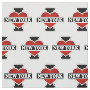 Tecido Mim coração New York