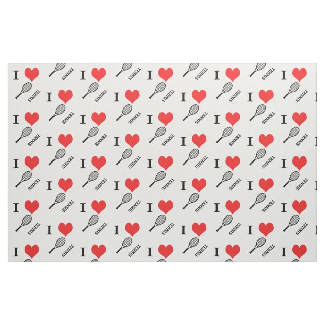 Tecido Mim tênis do coração (Fat Quarter)