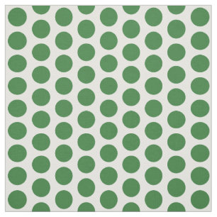 Tecido Mini Bolinhas Branco Verde