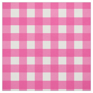 Tecido Mini verificação de Gingham Rosa