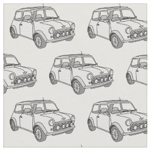 Tecido Minicar legal Vintage