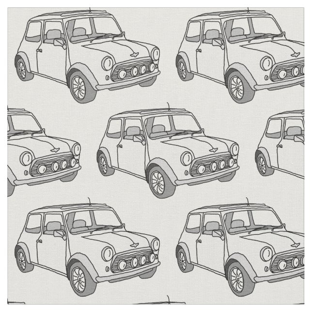Tecido minicar legal vintage (Detalhe)