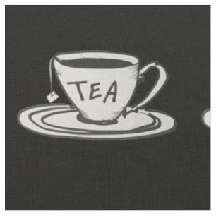 Tecido Mínimo de Desenho do Tea Lover