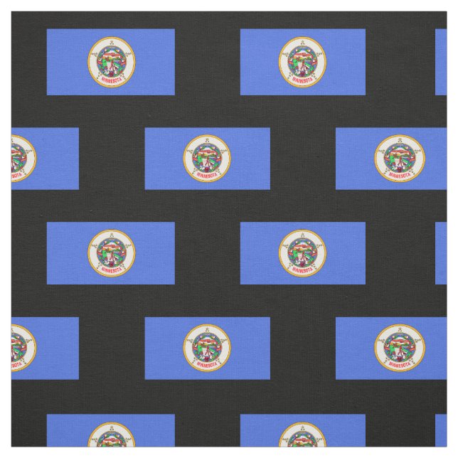 Tecido Minnesota Flag (Modelo)