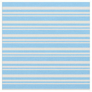 Tecido Mint Cream e Light Sky Blue Pattern of Stripes