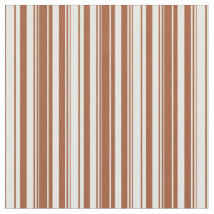 Tecido Mint Cream e Sienna Stripes Pattern