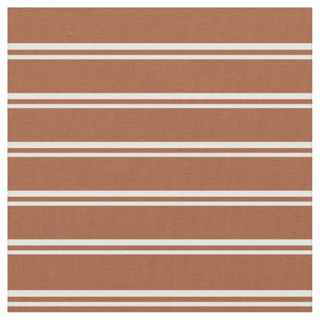 Tecido Mint Cream e Sienna Stripes Pattern (Detalhe)