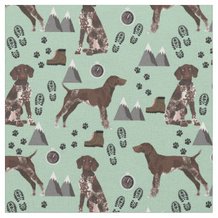 Tecido Mint de cachorro-voador alemão
