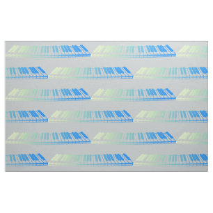 Tecido Mint Piano Keys