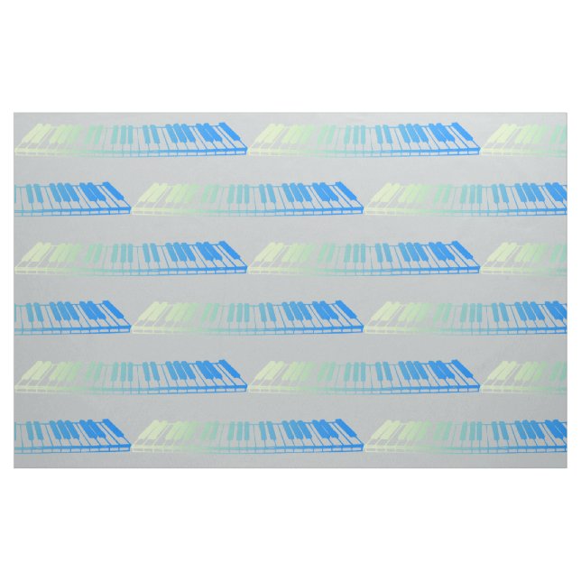 Tecido Mint Piano Keys (Jarda)