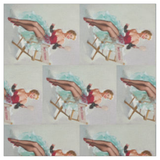Tecido Miss Sylvania Garota Pin-Up