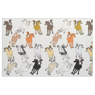 Tecido Mistura de pônei bonita