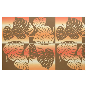 Tecido Mistura Tropical Havaiana Makua Monstera
