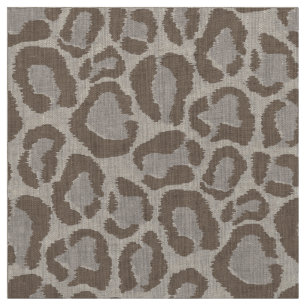 Tecido Mocha Leopardo Imprime Grande Escala