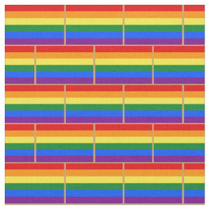 Tecido Moda comunitária Rainbow Flag & Pride / LGBT