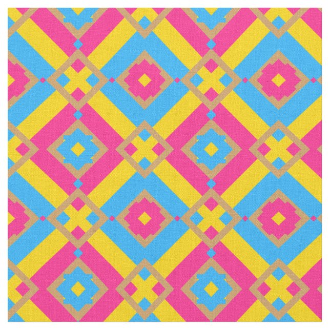 Tecido Moda da comunidade Pansexual Flag & Pride / gênero (Detalhe)