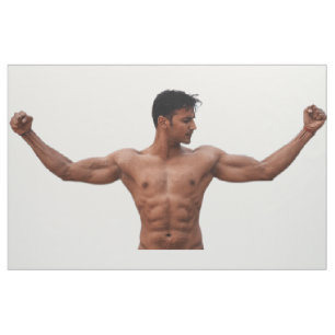 Tecido Modelo de Malhação masculina Thunder_Cov