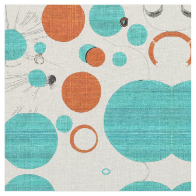 Tecido moderno das bolas de lã Meio século (Detalhe)