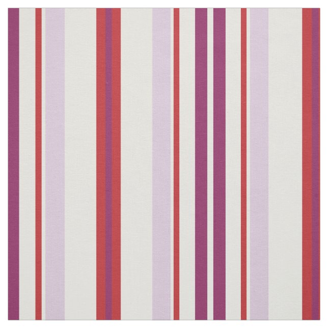 tecido moderno de listras vermelhas e roxas (Modelo)