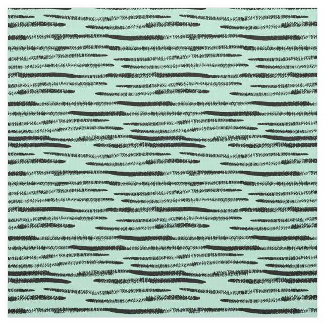 Tecido Moderno Trendy Black Lines Neomint Green Backgroun (Modelo)