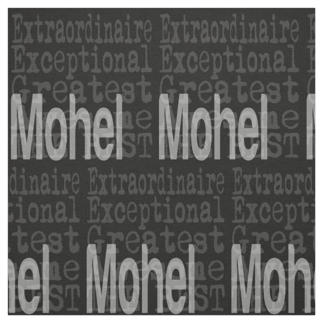 Tecido Mohel Extraordinaire (Modelo)