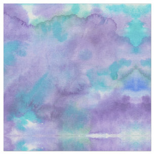 Tecido Mola verde-Abstrato violeta-púrpura