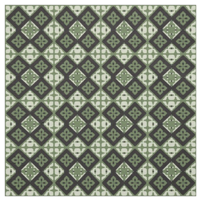 Tecido molho clássico de moda de textura verde quadrado (Modelo)