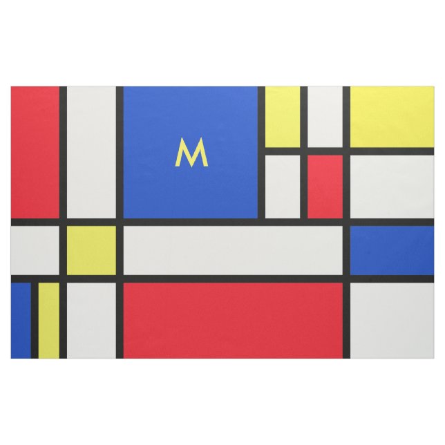 Tecido Mondrian inspirou a arte abstracta do design (Jarda)