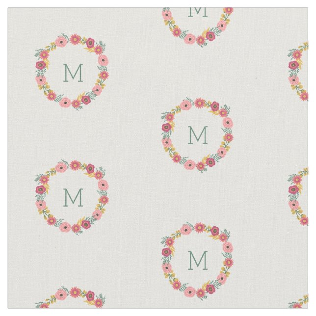 Tecido Monograma | Sweet Floral (Detalhe)