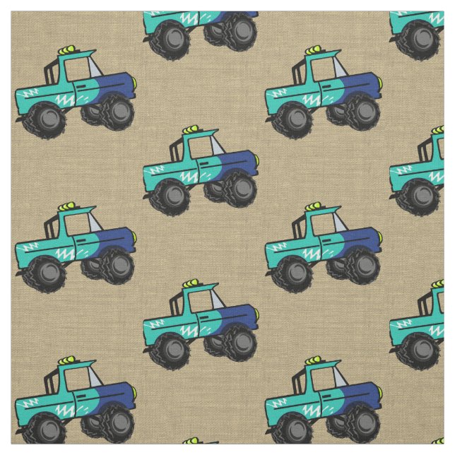Tecido Monster Trucks (Modelo)