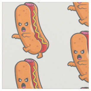 Tecido monstro de cachorro-quente Dia de as Bruxas engraç