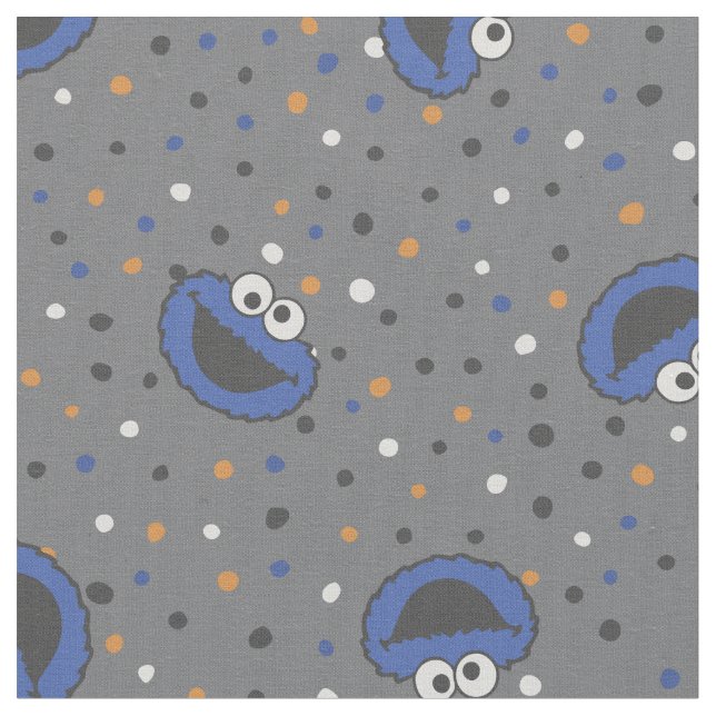 Tecido Monstro de cookies | Padrão de Bolinhas de retorno (Detalhe)