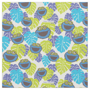 Tecido Monstro de cookies   Padrão tropical