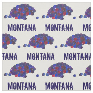 Tecido Montana Huckleberry Fruta Blue Huckleberry Berry