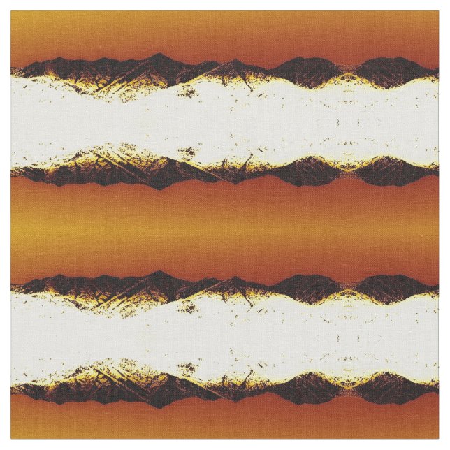 Tecido Montanhas de outono (Detalhe)