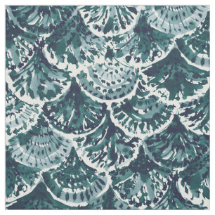 Tecido MONTEREY BAY MERMAID Indigo Scallop