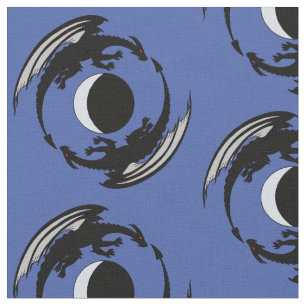Tecido Moon Dragon Fantasy Design 