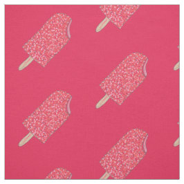 Tecido Morango Cor-de-rosa Sorvete Eclair Foodie