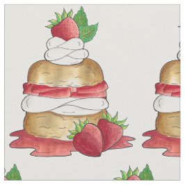 Tecido Morango Morango Amorteca Bolo Amoras